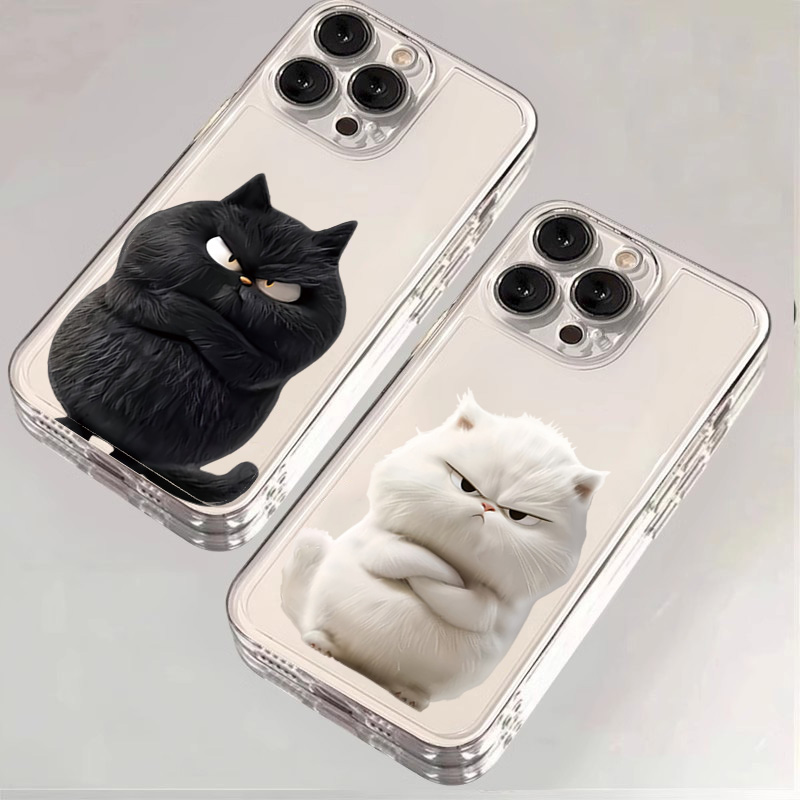 Phone Cases Funny - Grappige Coole Kat Telefoonhoesje Voor iPhone