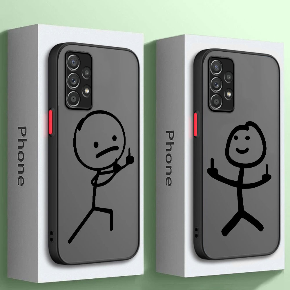 Phone Cases Burga - Matte Case Voor Samsung A52 A53