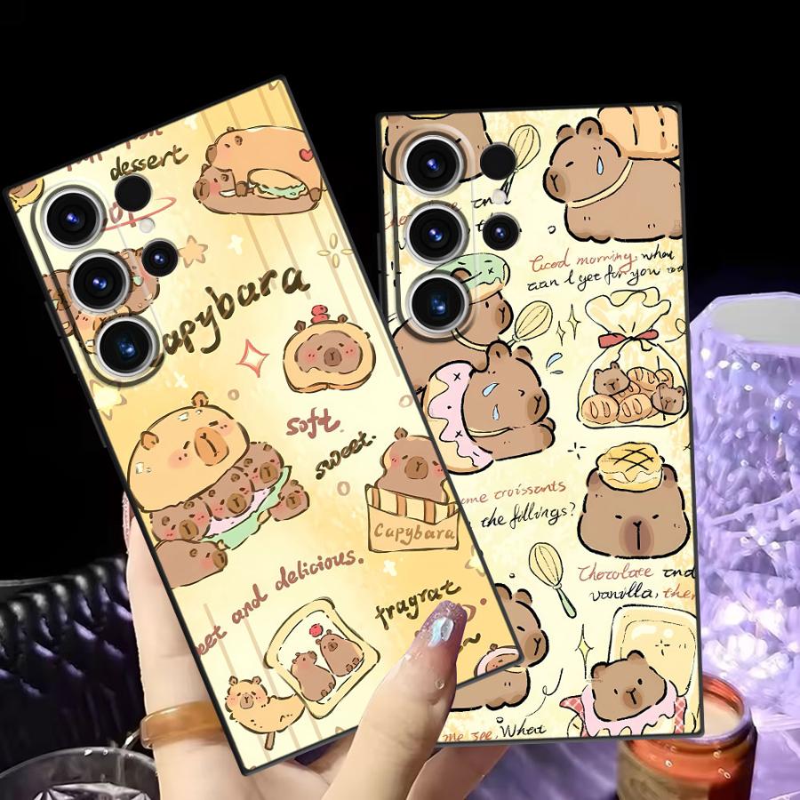 Phone Cases Funny - Grappig Dier Leuke Capibara Soft Back