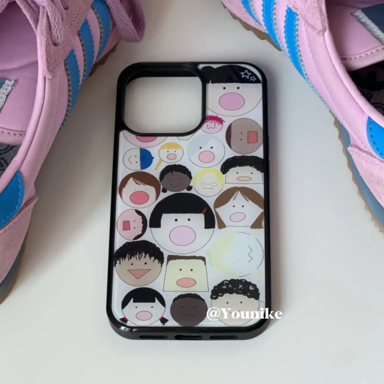 Phone Cases Personalised - Cartoon Koreaanse Ins Schattige Grote Hoofd