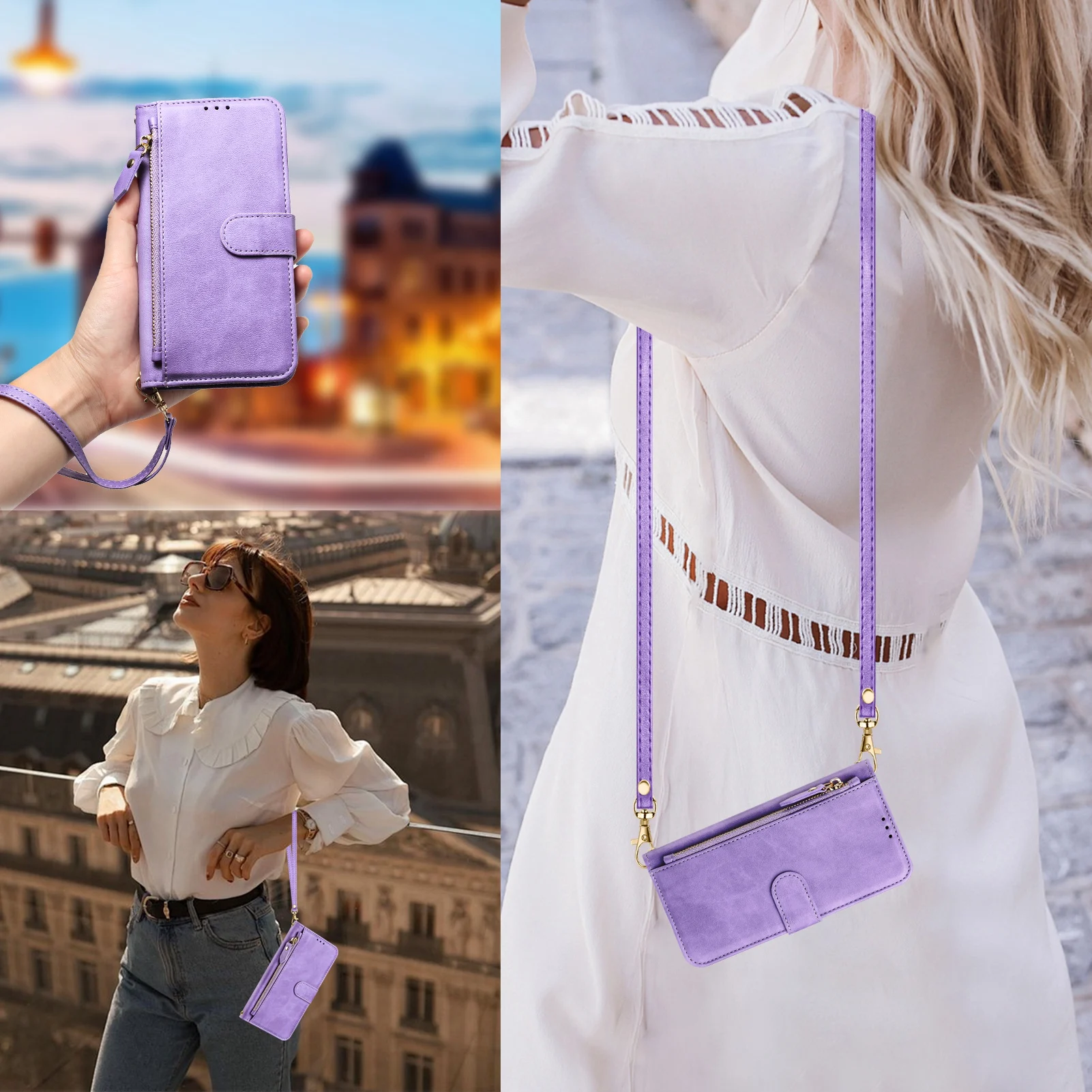 Flip Leather Case - Leren portemonnee hoesje voor POCO X7