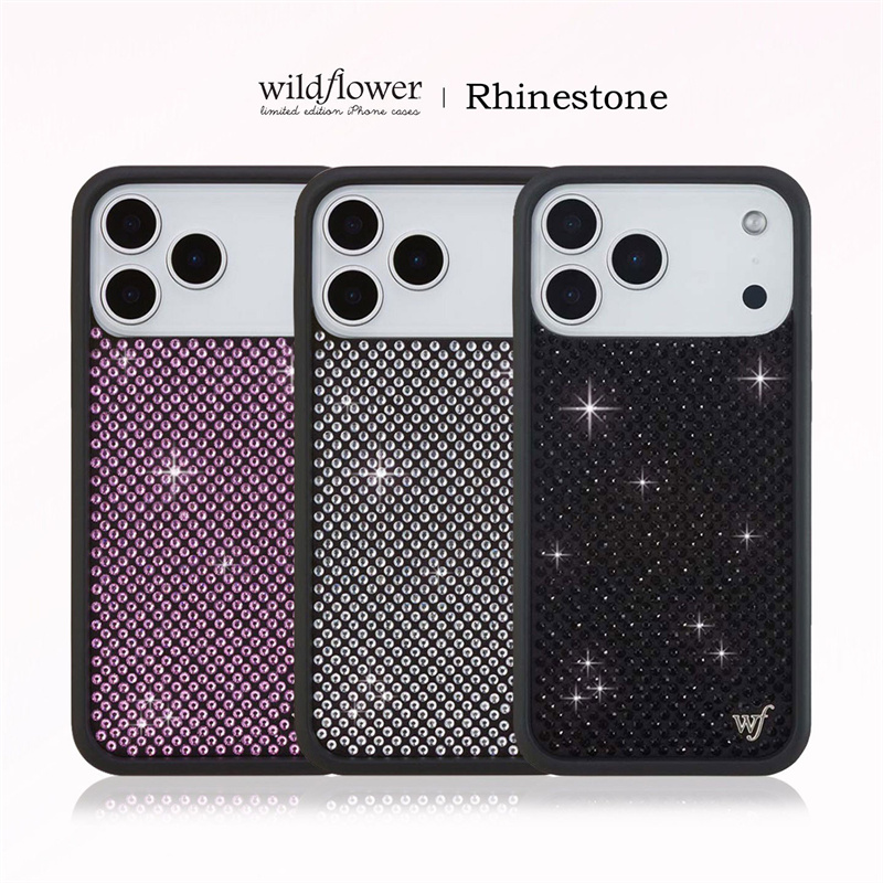 Phone Cases Burga - Wildflower 3D Flash drill strass telefoonhoesje
