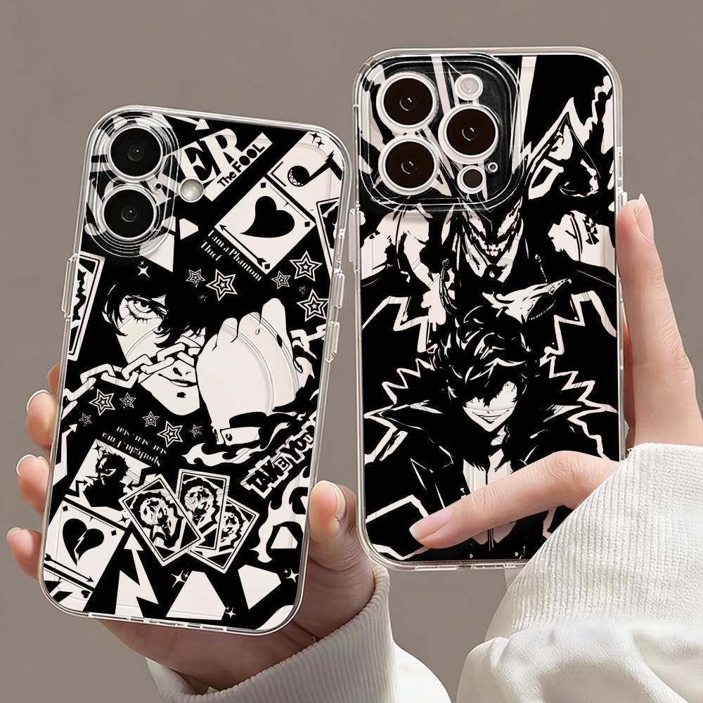 Phone Cases Iphone 14 - Game P-Persona 5 Telefoonhoesje Magnetische Transparante