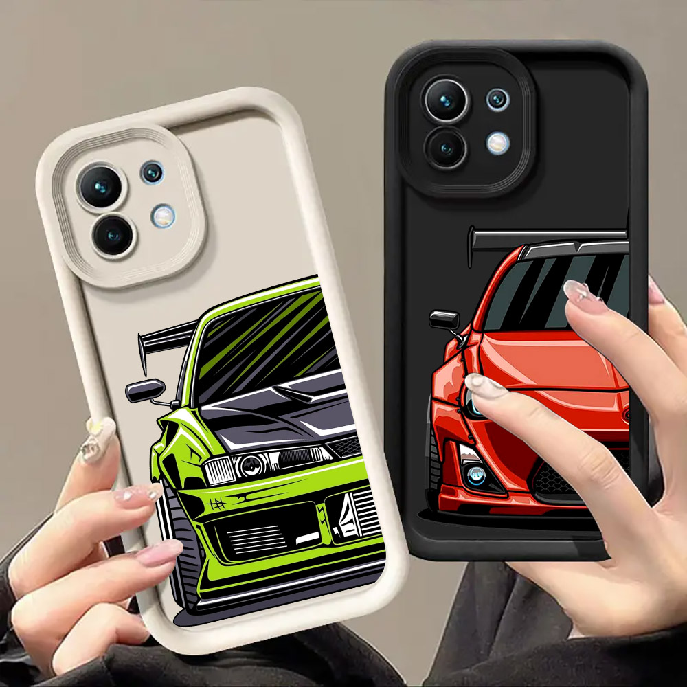 Phone Cases Tokyo - Cartoon Tokyo JDM Drift Sportwagen Telefoonhoesje