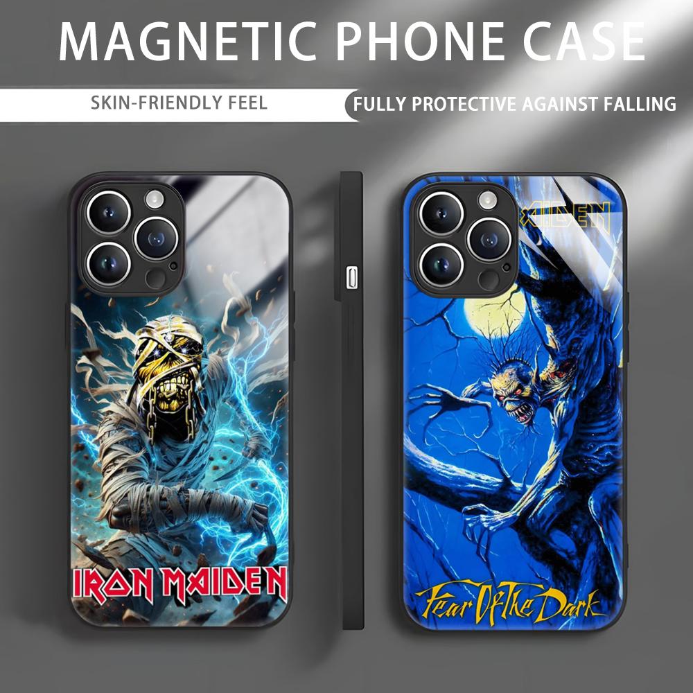 Phone Cases That Charge Your Phone - R-Run-To-The-H-Hills-Iron-M-MaidenES Telefoonhoesje voor iPhone 16 15
