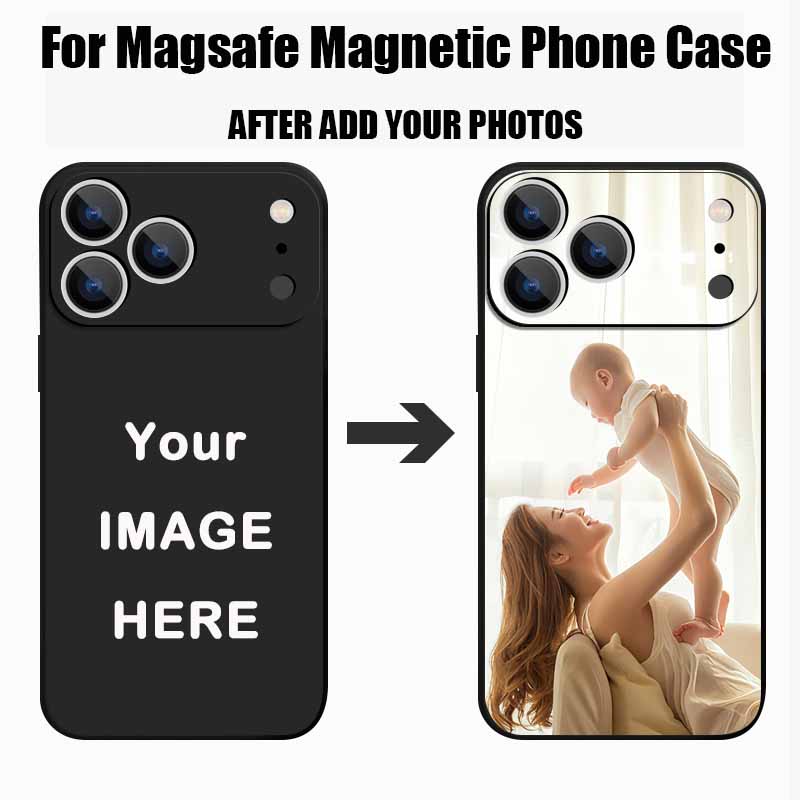 Phone Cases Personalised - Magnetische gepersonaliseerde aangepaste foto telefoonhoes voor