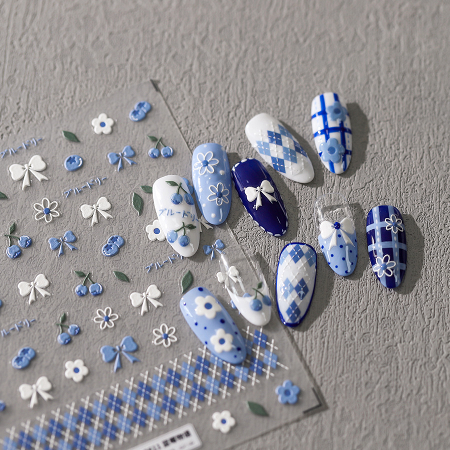 Phone Cases Europe - 1Pc 3D Nail Art Stickers Kleine