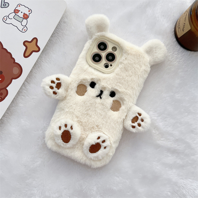Koreaanse 3D Cartoon Beer Pluc - Phone Cases Iphone 14 recensie en prijs