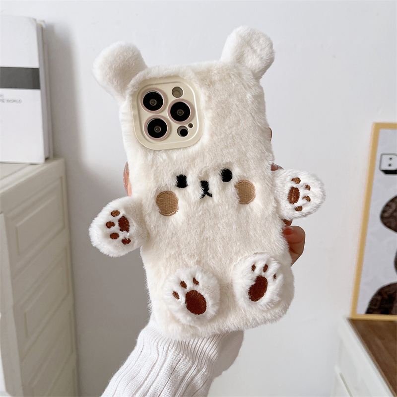 Koreaanse 3D Cartoon Beer Pluc - Phone Cases Iphone 14 recensie en prijs