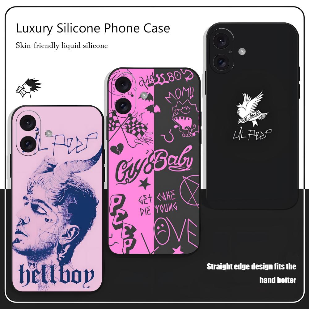 L-Lil Peep Beroemde Ster Popul - Phone Cases Iphone 14 recensie en prijs