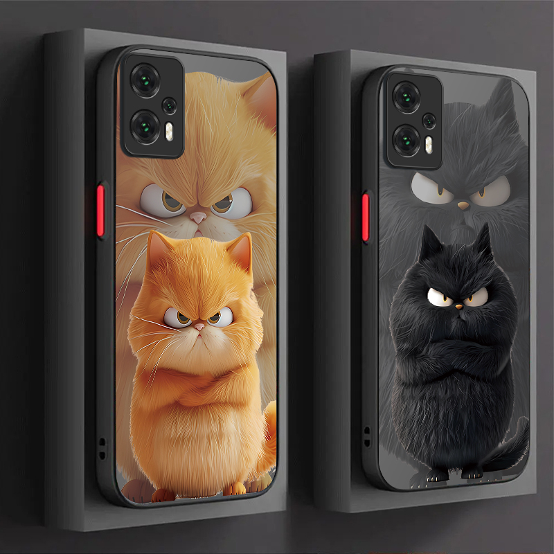 Cartoon Boze Kat Koppel Stijl  - Phone Cases Xiaomi 14T recensie en prijs