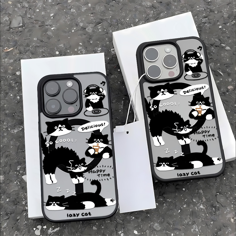 Funny Black Cat Wireless Charg - Phone Cases Funny recensie en prijs