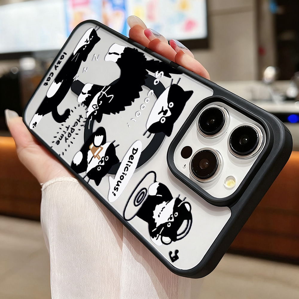 Funny Black Cat Wireless Charg - Phone Cases Funny recensie en prijs