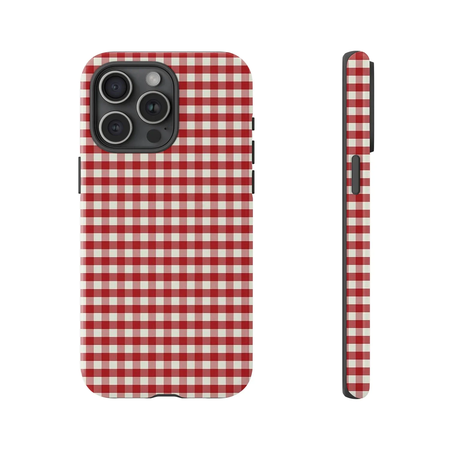 Retro Rode Gingham Matte Tough - Phone Cases Burga recensie en prijs