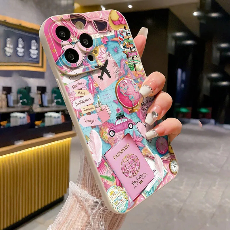 Reistas-print matte anti-drop  - Apple Iphone 15 Pro Max recensie en prijs