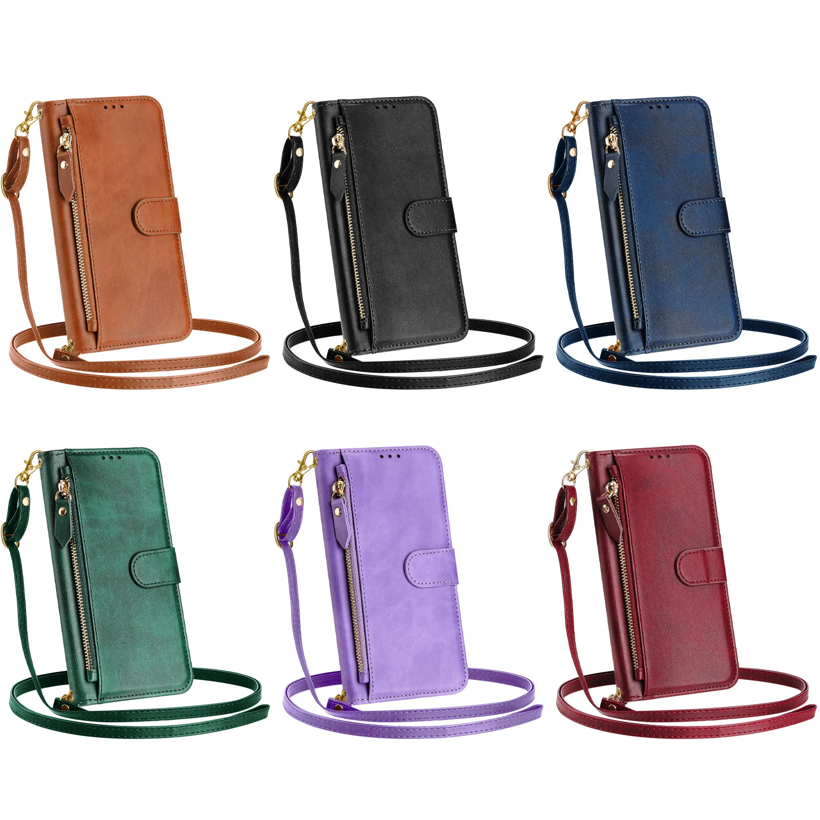 Leren portemonnee hoesje voor  - Flip Leather Case recensie en prijs
