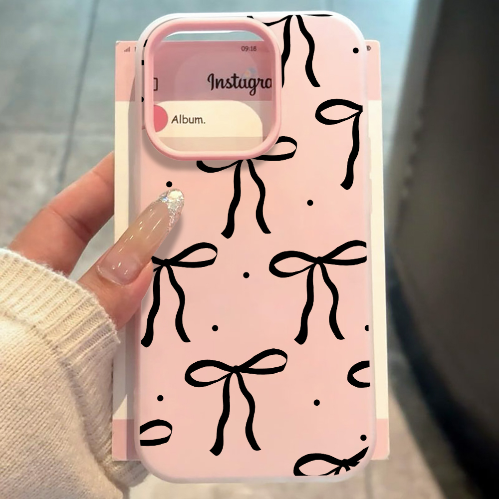 INS Grote Zwarte Strikpatroon  - Phone Cases Xiaomi 14T recensie en prijs