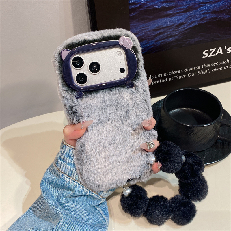 Luxe effenkleurige pluche tele - Phone Cases Iphone 14 recensie en prijs