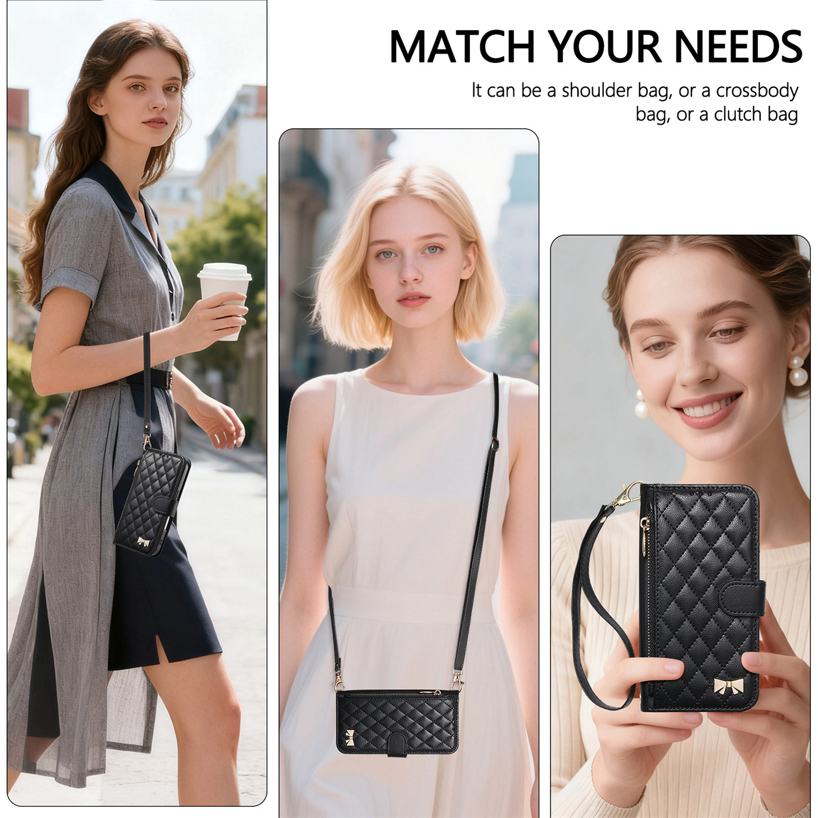 PU Lederen Crossbody Flip Wall - Flip Leather Case recensie en prijs