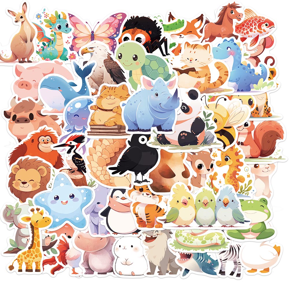 50 STKS Leuke Dieren Waterfles - Phone Cases Kids recensie en prijs