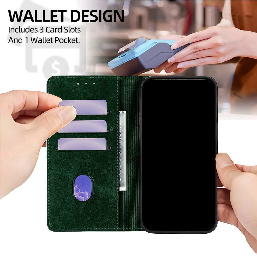 Magnetische lederen portemonne - Flip Leather Case recensie en prijs