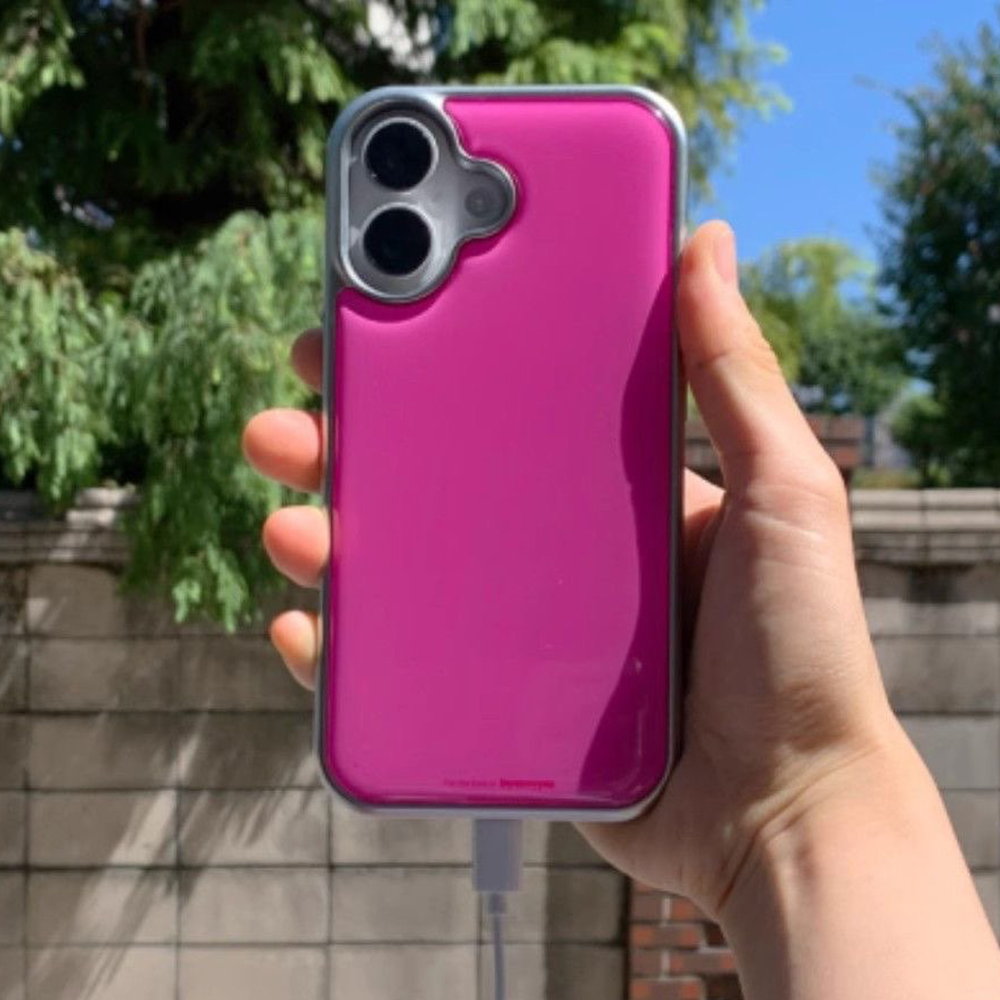 LALA Koreaanse stijl effenkleu - Phone Cases That Charge Your Phone recensie en prijs