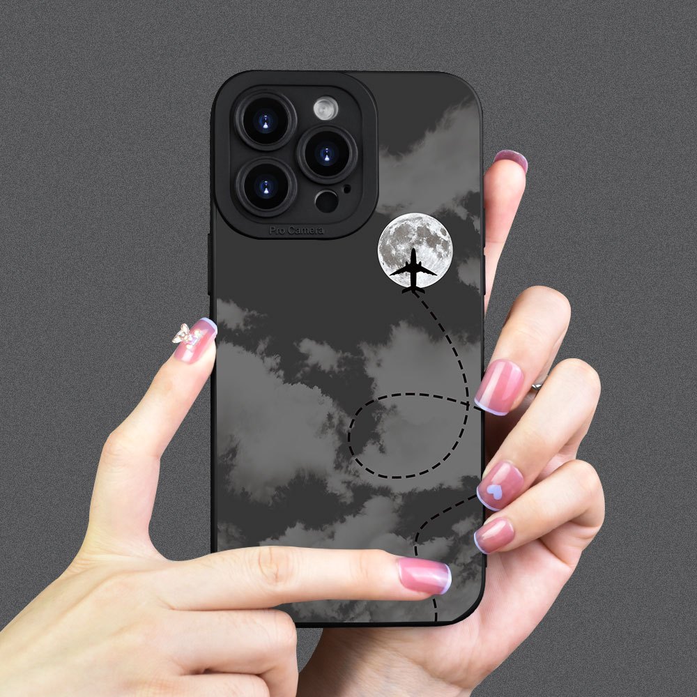 Nachtelijke Hemel Vliegtuig Ca - Phone Cases Funny recensie en prijs