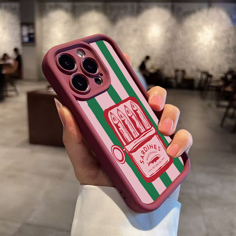 Grappige sardine blik retro ge - Phone Cases Funny recensie en prijs