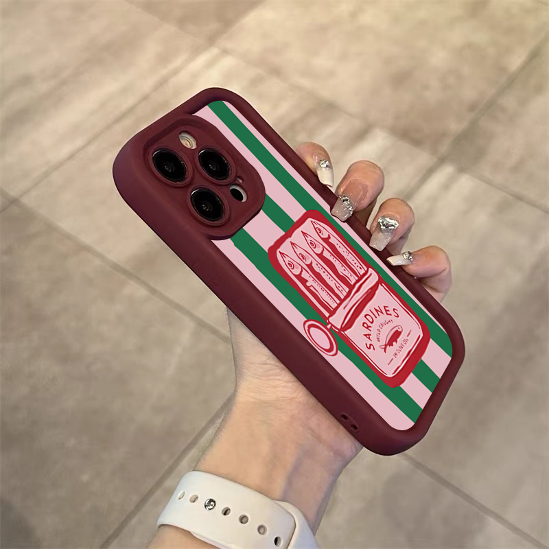 Grappige sardine blik retro ge - Phone Cases Funny recensie en prijs