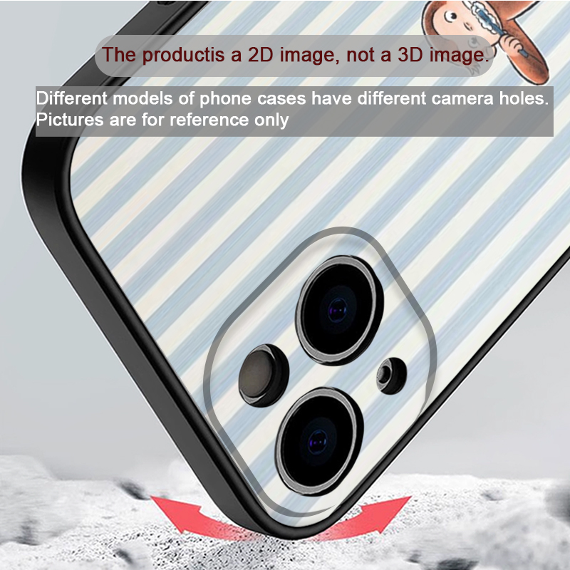 Cartoon gestreepte aap met kat - Phone Cases Iphone 14 recensie en prijs
